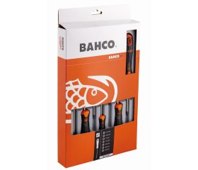 Juego de destornilladores Pozidriv/TORX® BahcoFit con agarre de goma - 7 unidades | B219.007